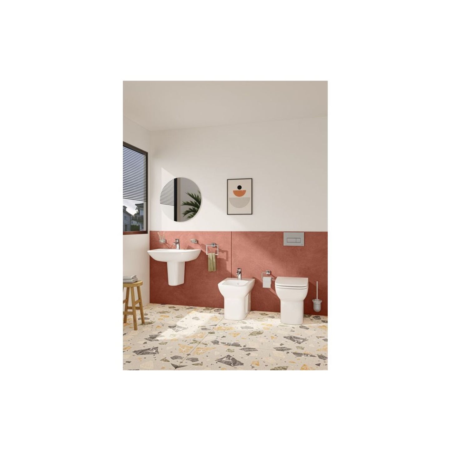 VitrA S20 Back to Wall Bidet - White