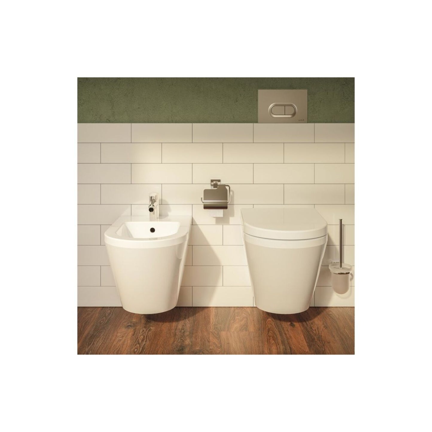 VitrA Integra Wall Hung Bidet - White