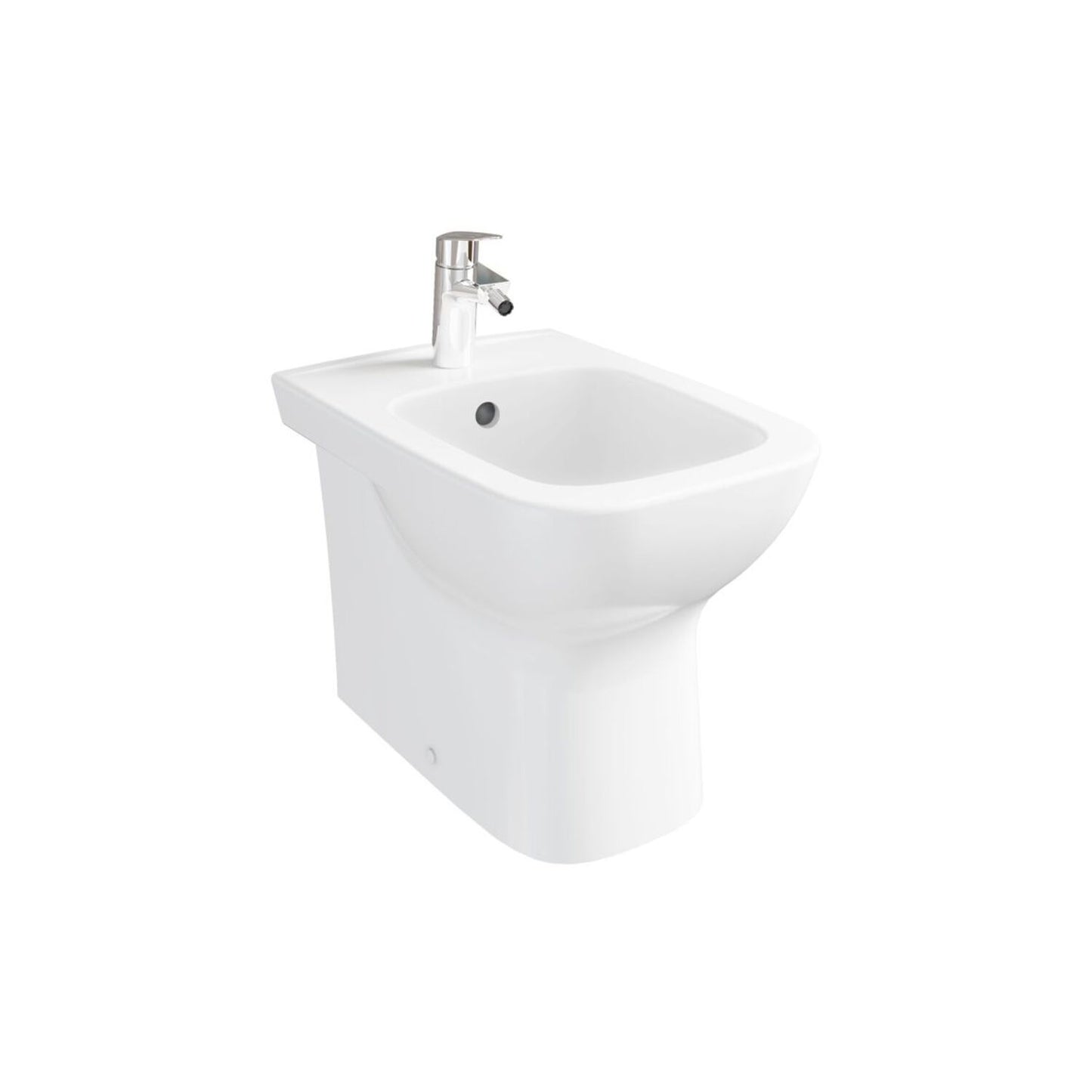 VitrA S20 Square Back to Wall Bidet (Hidden Fixings) - White