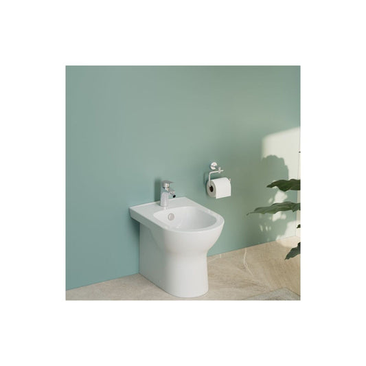 VitrA S20 Round Back to Wall Bidet (Hidden Fixings) - White