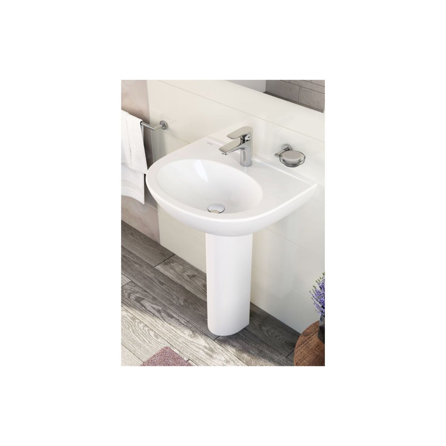 VitrA Zentrum Full Pedestal Only 190X180mm - White