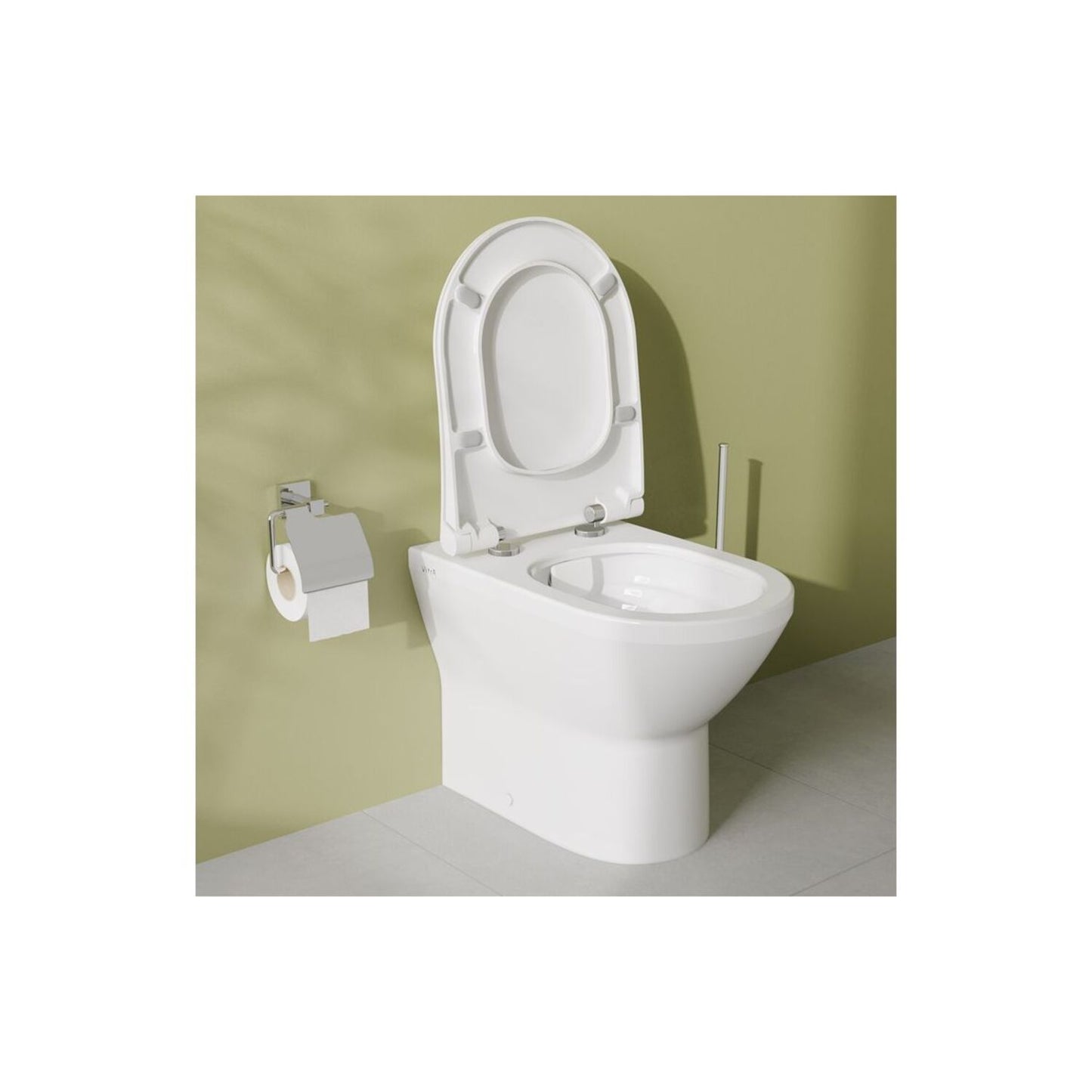 VitrA Integra Rimless Back to Wall Pan Only - White