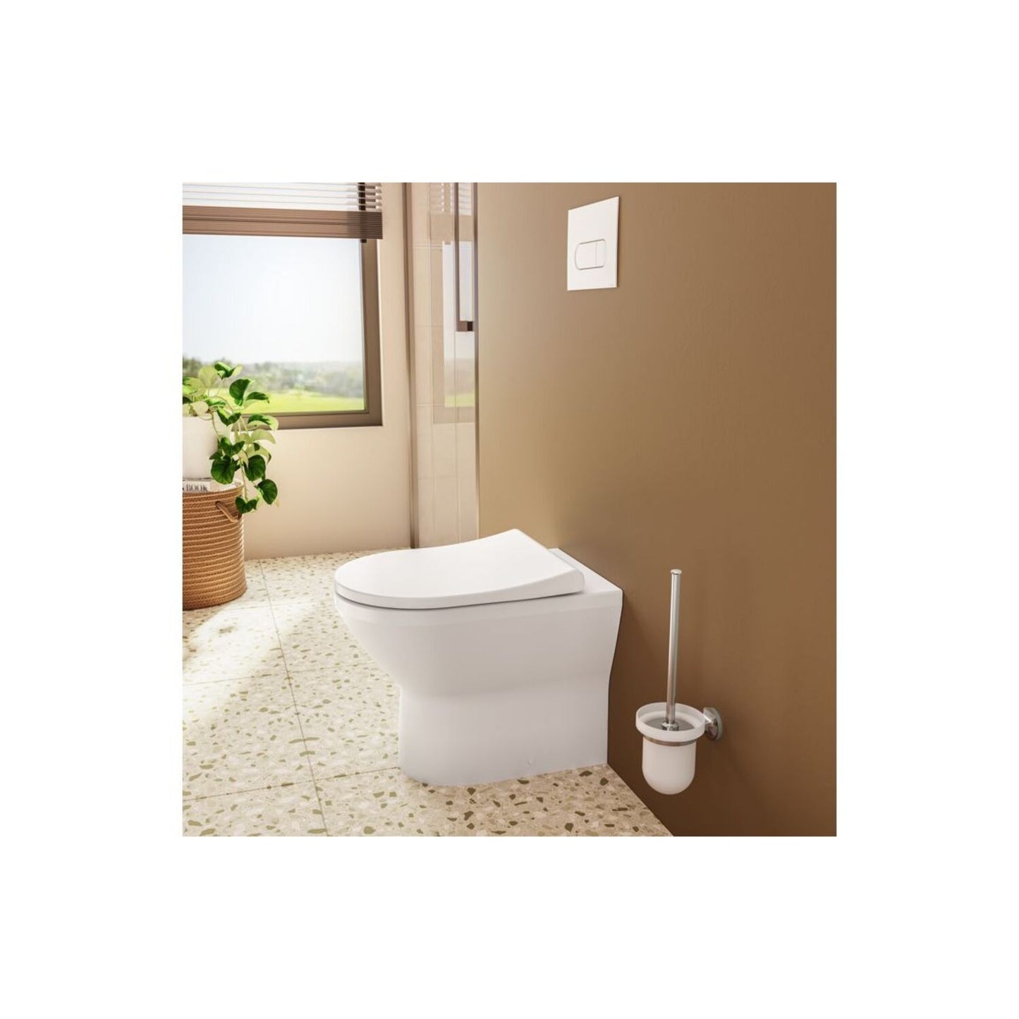 VitrA Integra Rimless Back to Wall Pan Only - White
