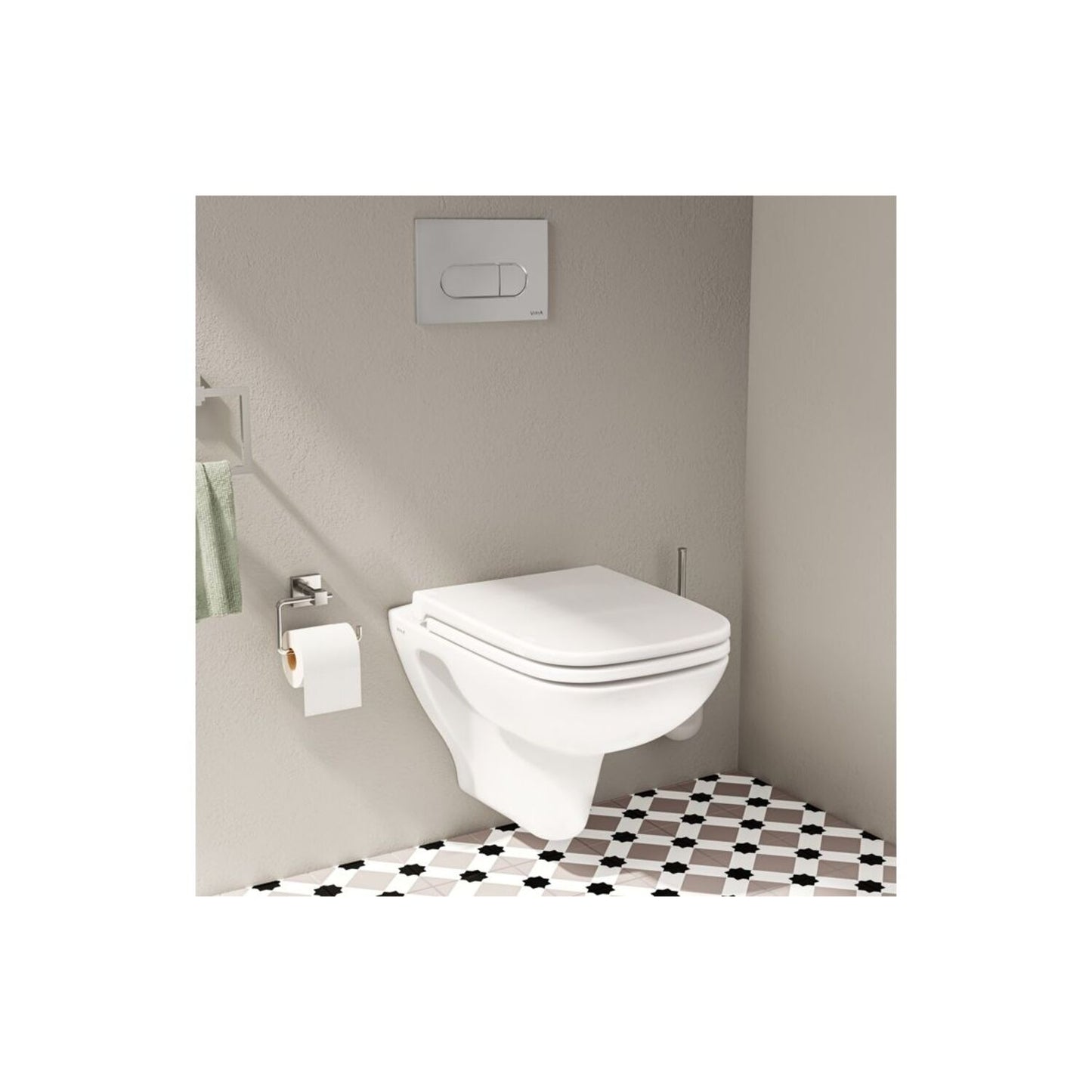 VitrA S20 Wall Hung Pan Only - White