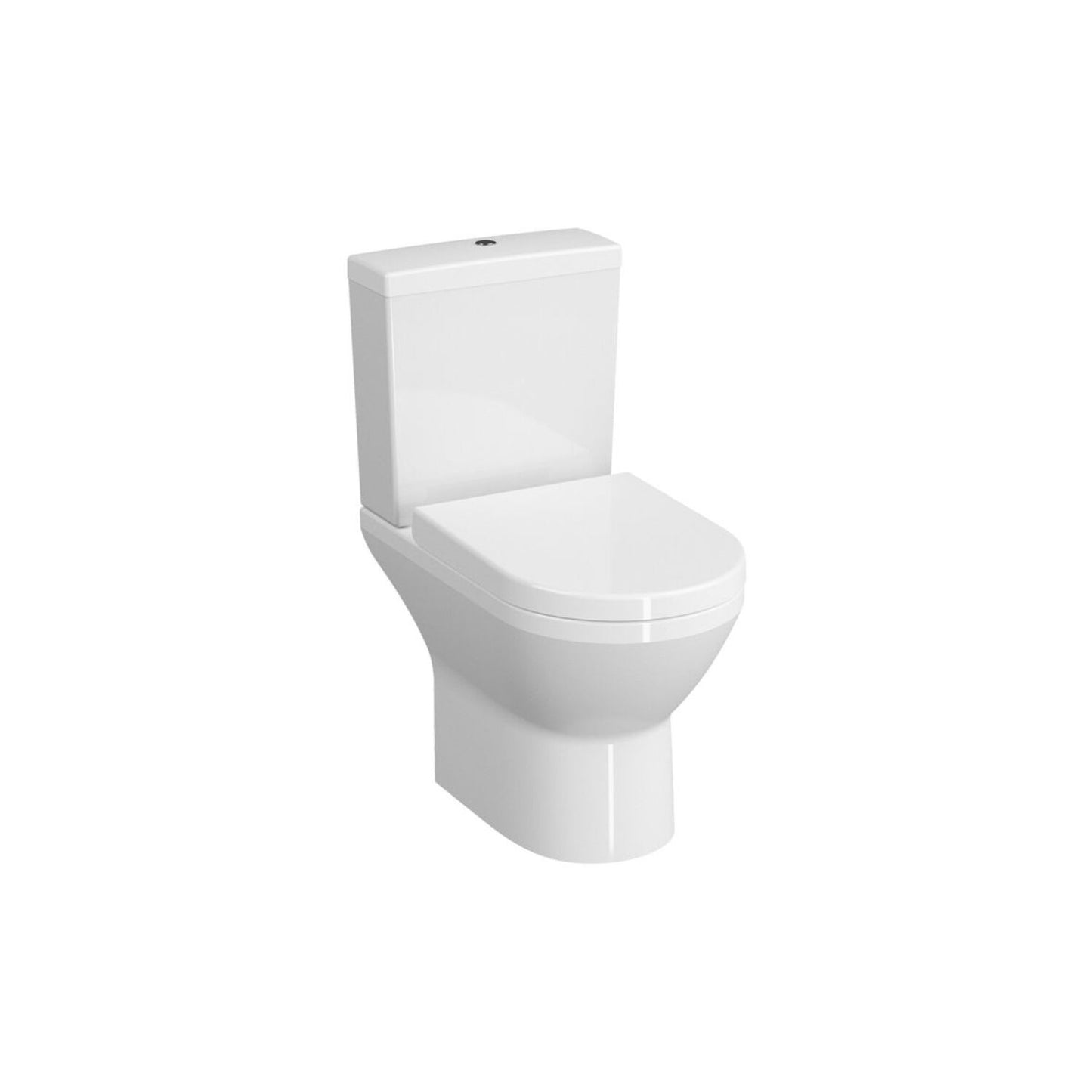 VitrA Integra Rimless Open Back Close Coupled Pan Only - White
