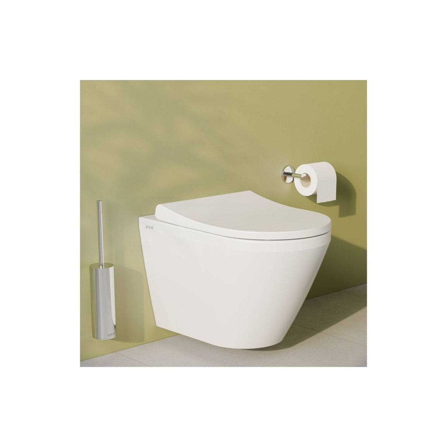VitrA Integra Rimless Wall Hung Pan Only (Hidden Fix) - White