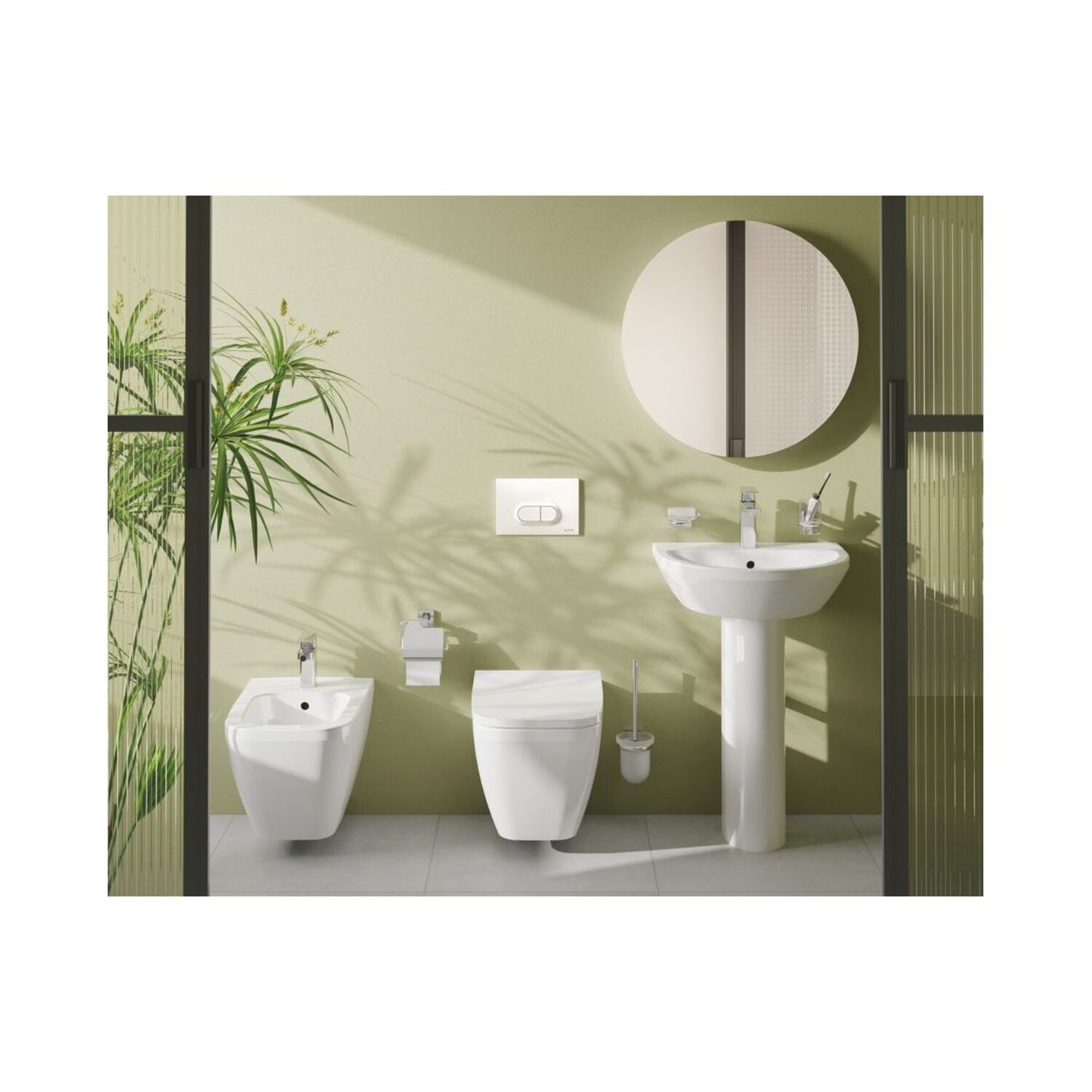 VitrA Integra Square Wall Hung Pan Only - White
