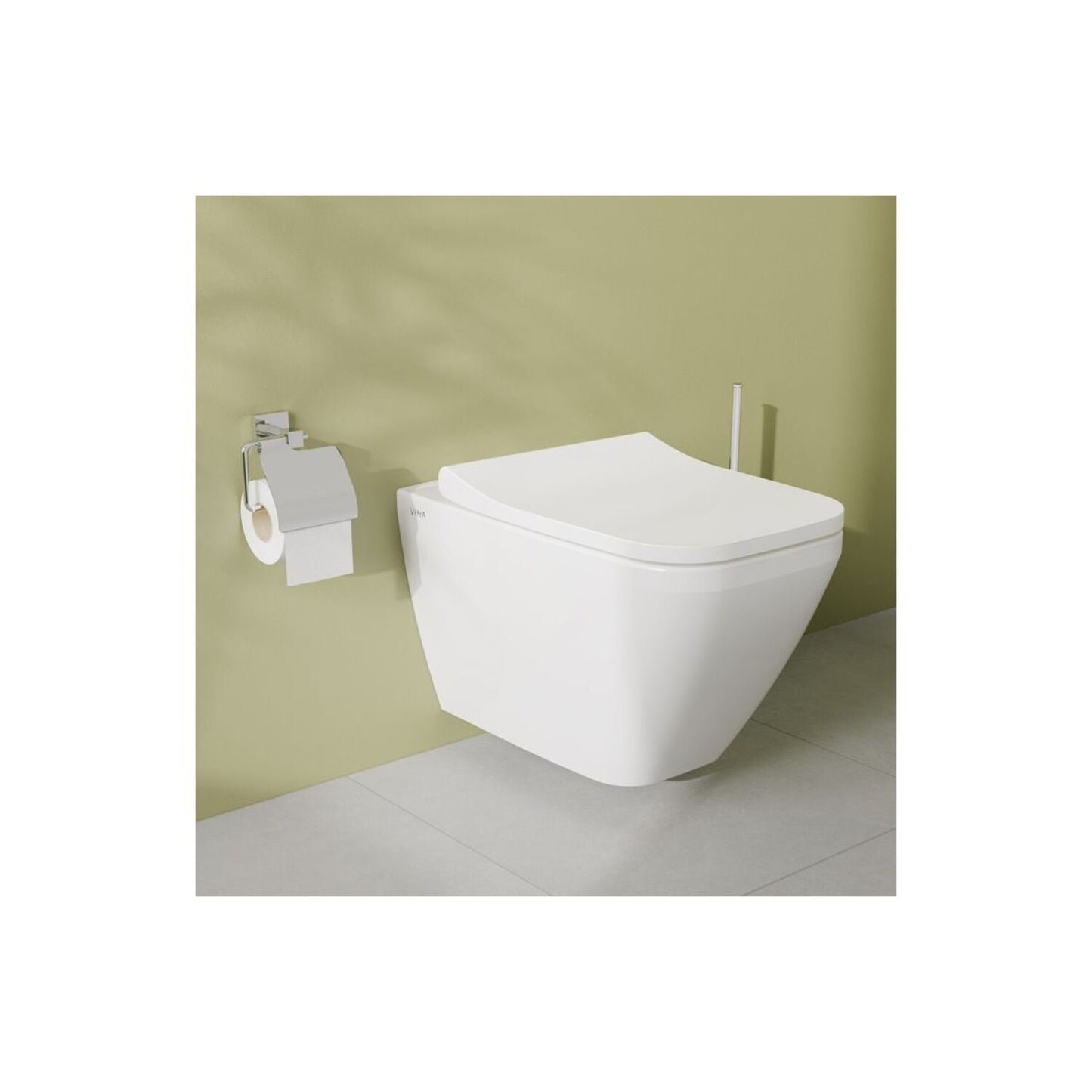 VitrA Integra Square Wall Hung Pan Only - White