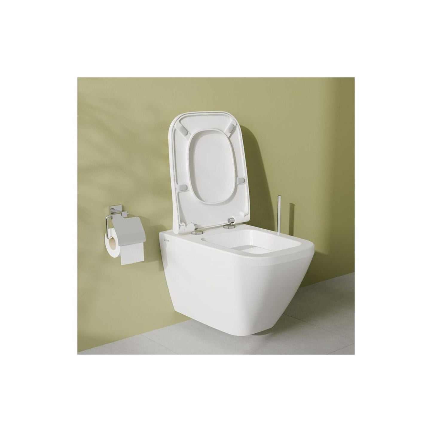 VitrA Integra Square Wall Hung Pan Only - White