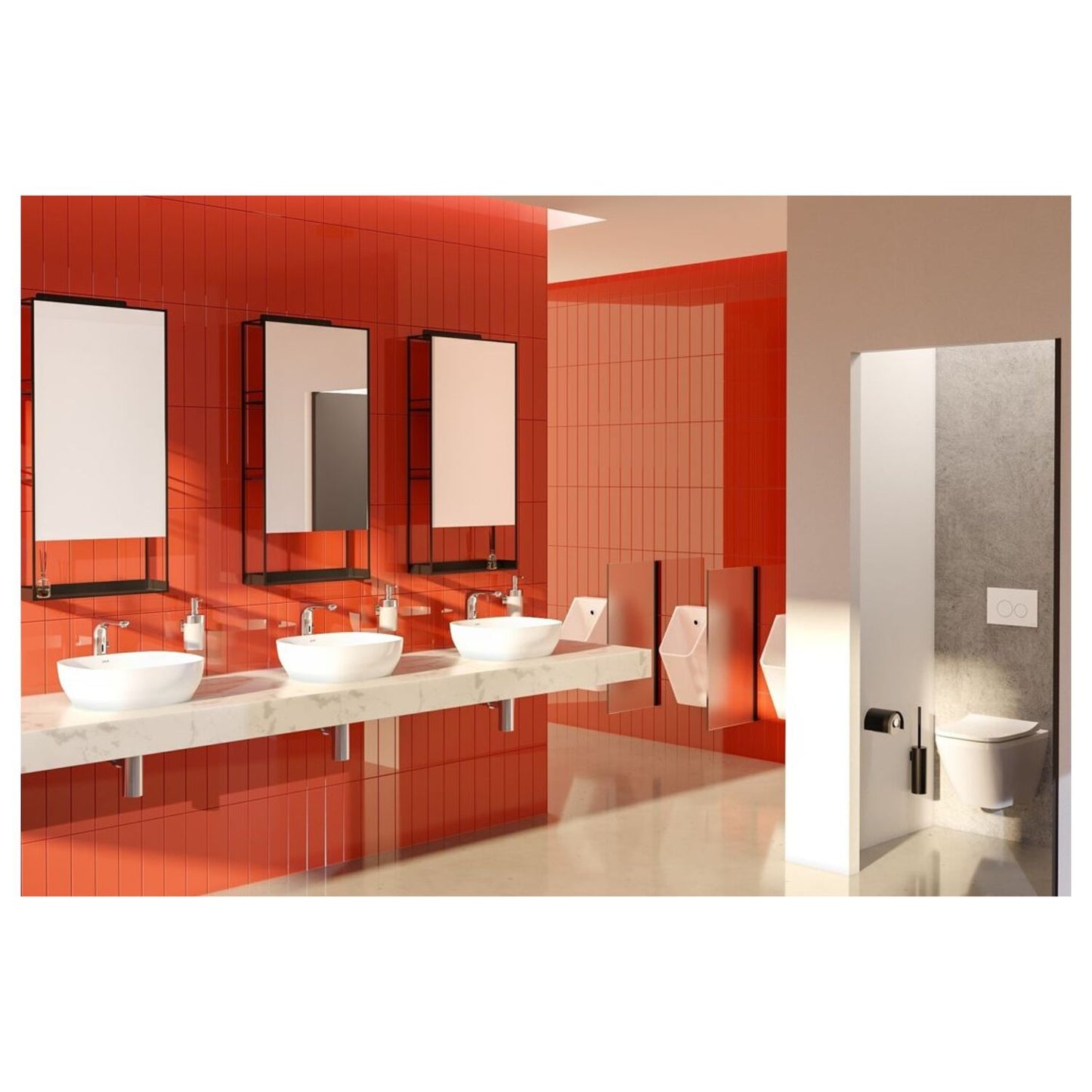 VitrA Integra Square Rimless Wall Hung Pan Only - White