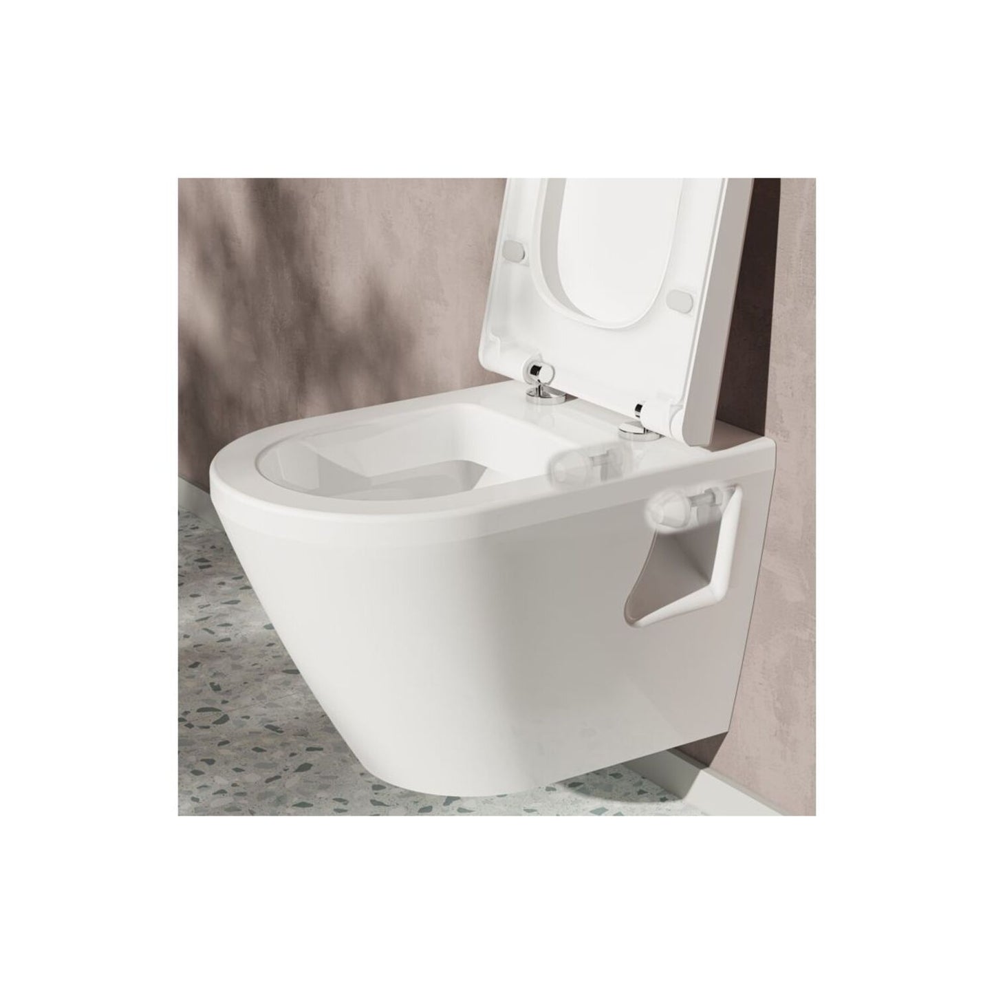 VitrA Integra Wall Hung Pan Only - White