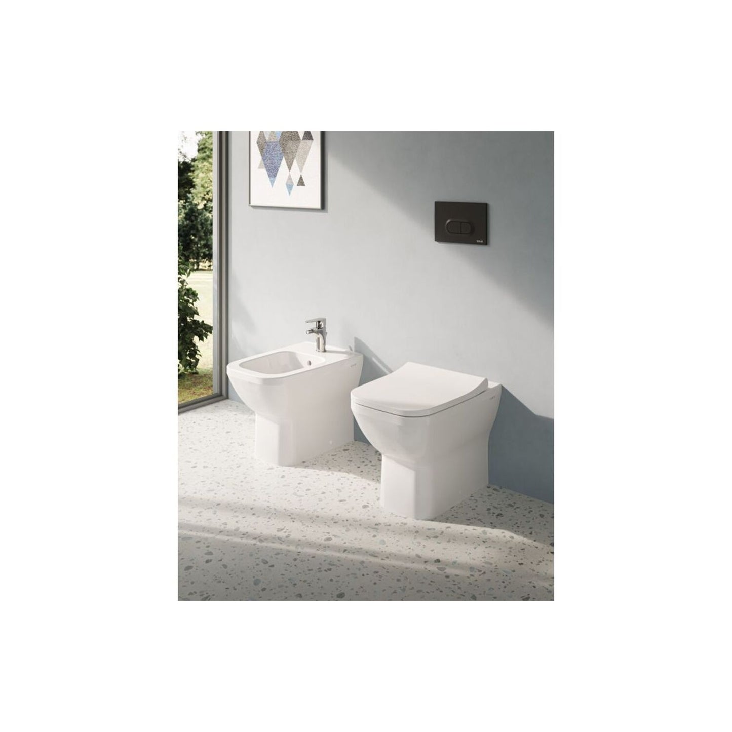 VitrA Integra Square Rimless Back to Wall Pan Only - White