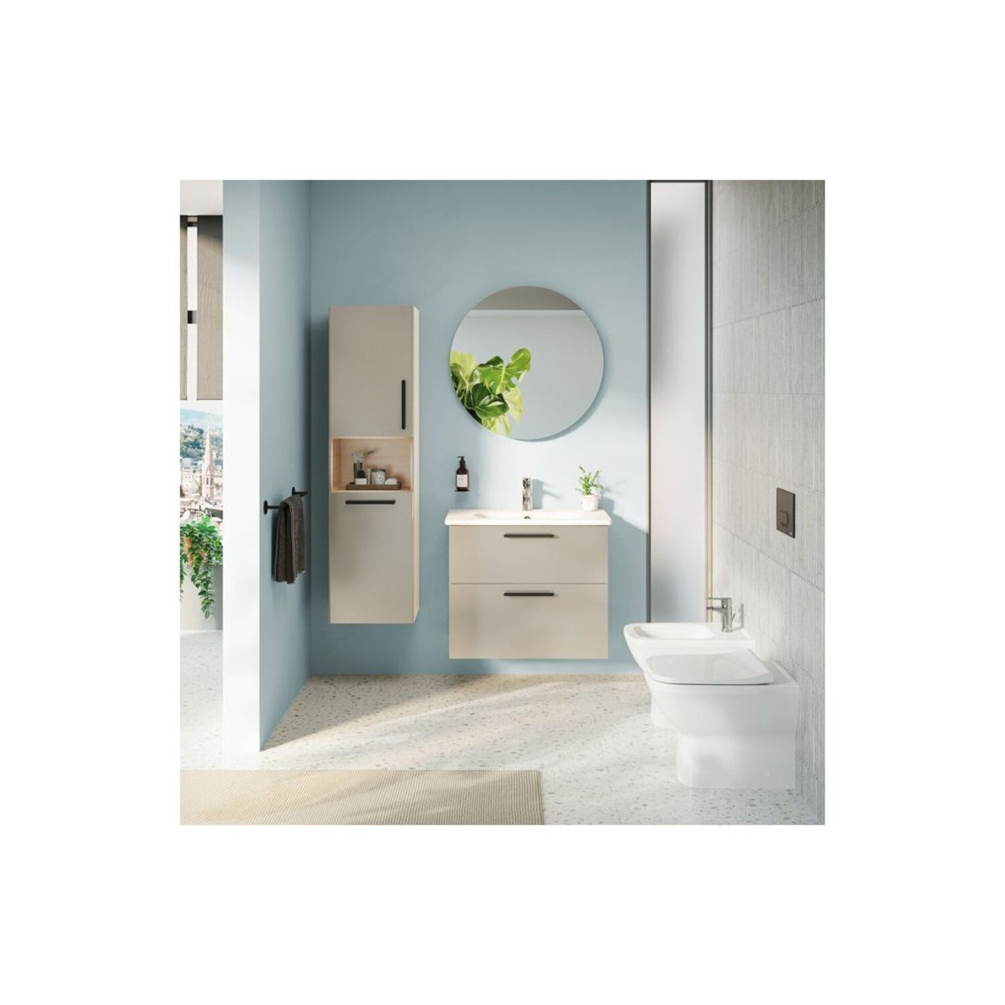 VitrA Integra Square Rimless Back to Wall Pan Only - White