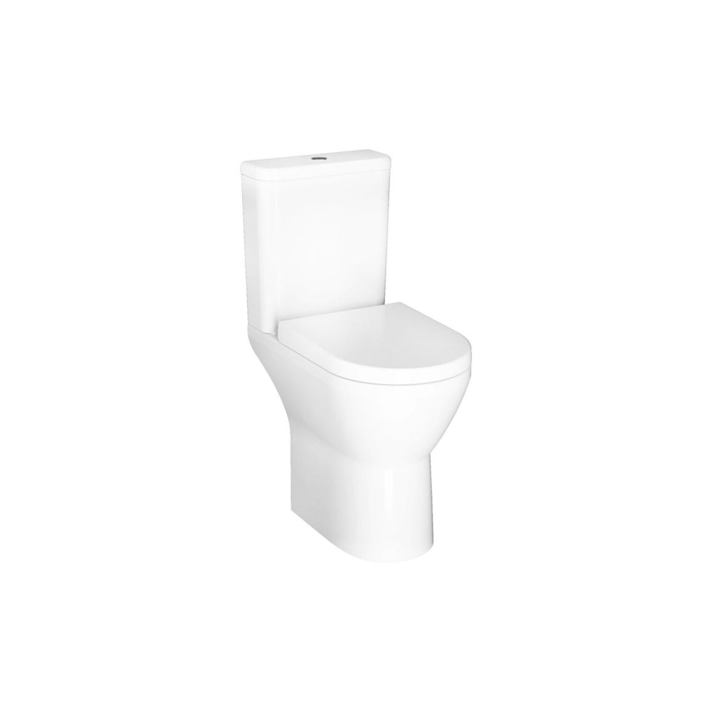 VitrA Integra Rimless Comfort Height Open Back Close Coupled Pan Only - White
