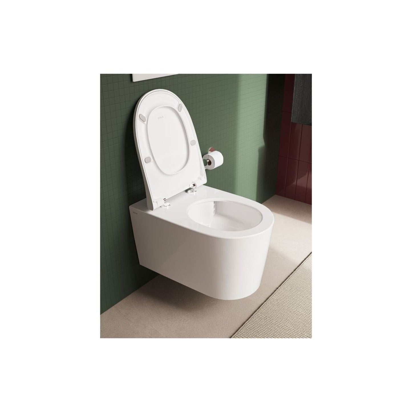 VitrA Sonic Flush Wall Hung Pan Only - White