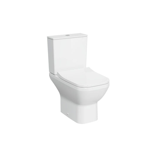 VitrA Integra Square Rimless Open Back Close Coupled Pan Only - White