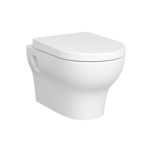 VitrA Zentrum SmoothFlush Wall Hung Pan Only - White