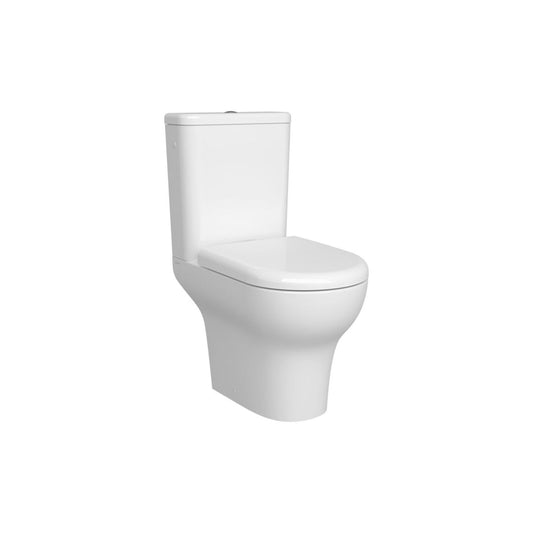 VitrA Zentrum SmoothFlush Open Back Close Coupled Pan Only - White