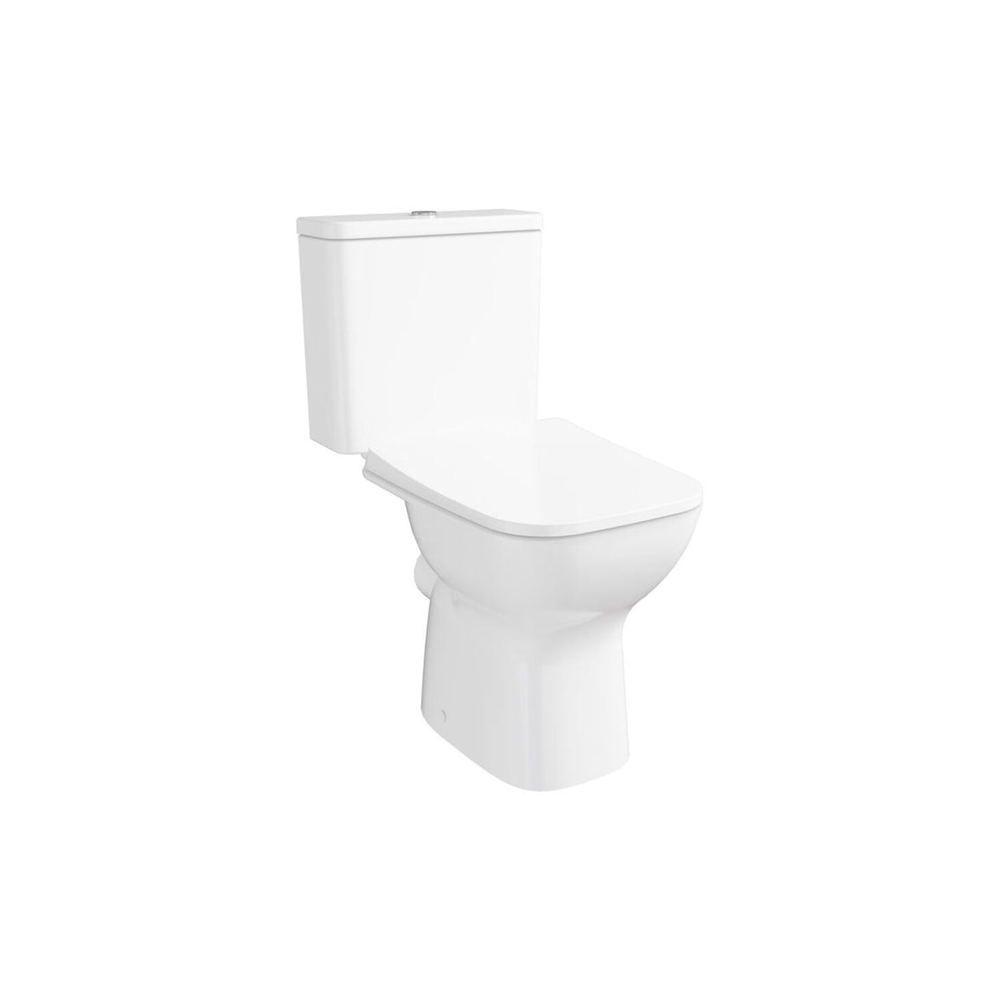 VitrA S20 Square SmoothFlush Close Coupled Open Back Pan Only - White