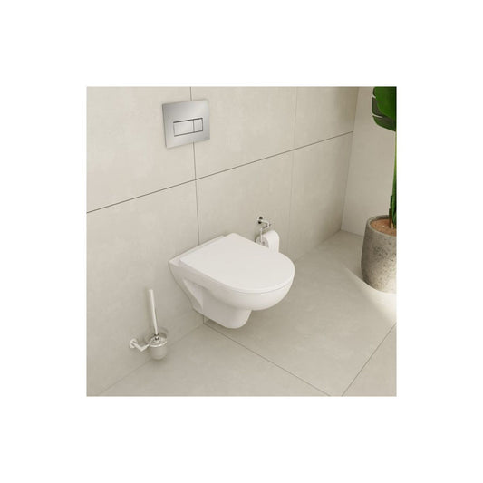 VitrA S20 Round SmoothFlush Wall Hung Pan Only - White