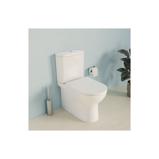 VitrA S20 Round SmoothFlush Close Coupled Fully Shrouded Pan Only - White