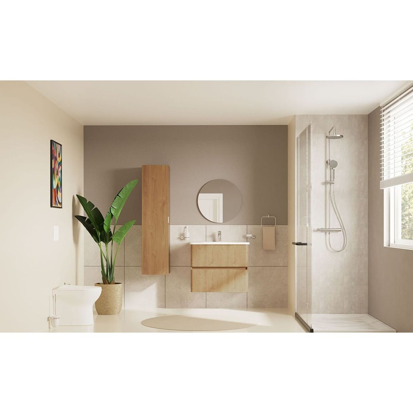 VitrA S20 Round SmoothFlush Back to Wall Pan Only - White