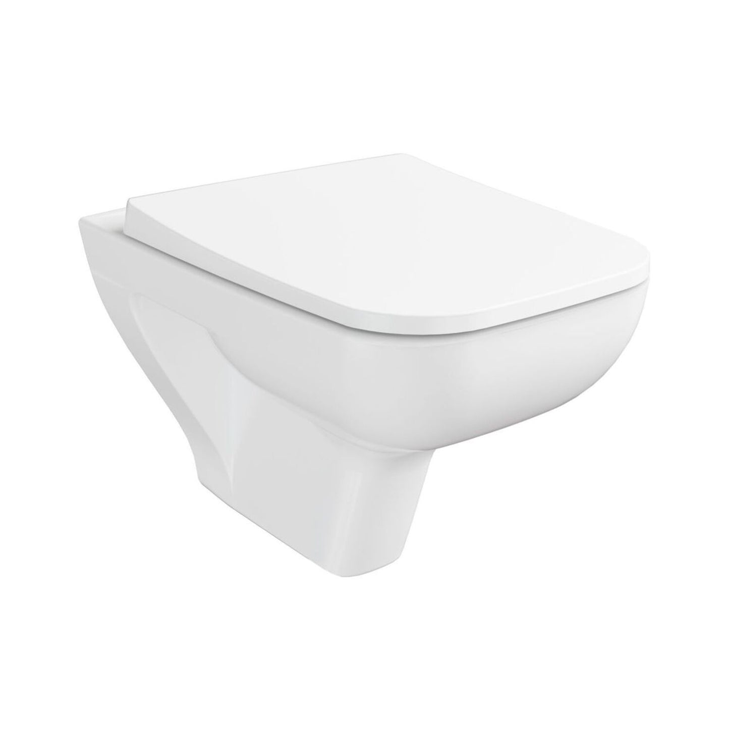 VitrA S20 Square SmoothFlush Compact Wall Hung Pan Only - White