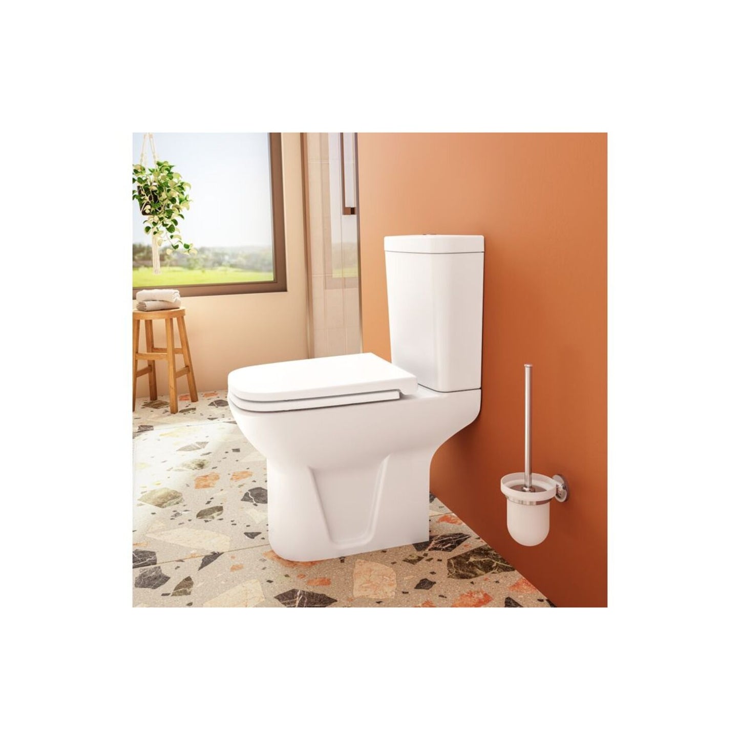 VitrA S20 Open Back Close Coupled Pan Cistern & Soft Close Seat Pack (Qty x8)