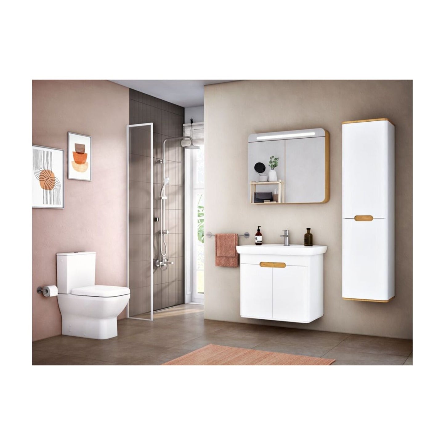VitrA Integra Square Soft Close Toilet Seat - White