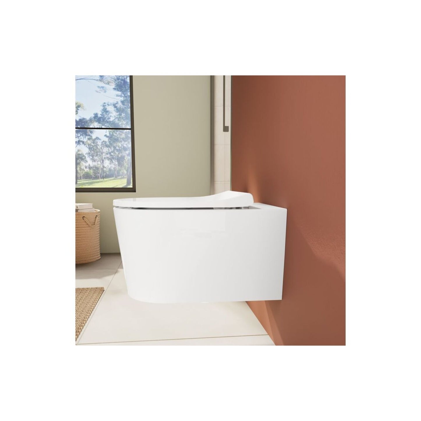 VitrA Sonic Flush Soft Close Wrap Toilet Seat - White