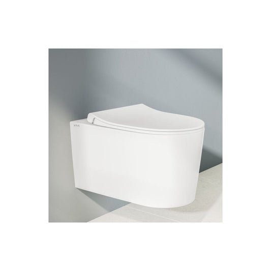 VitrA Sonic Flush Soft Close Slim Toilet Seat - White