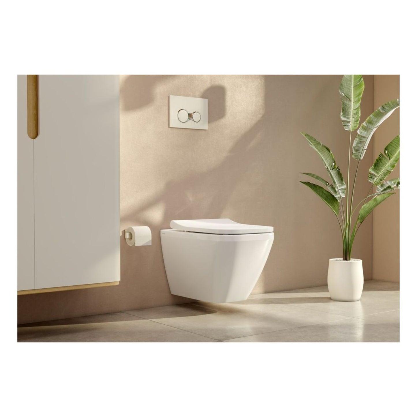 VitrA Integra Square Soft Close Slim Toilet Seat - White
