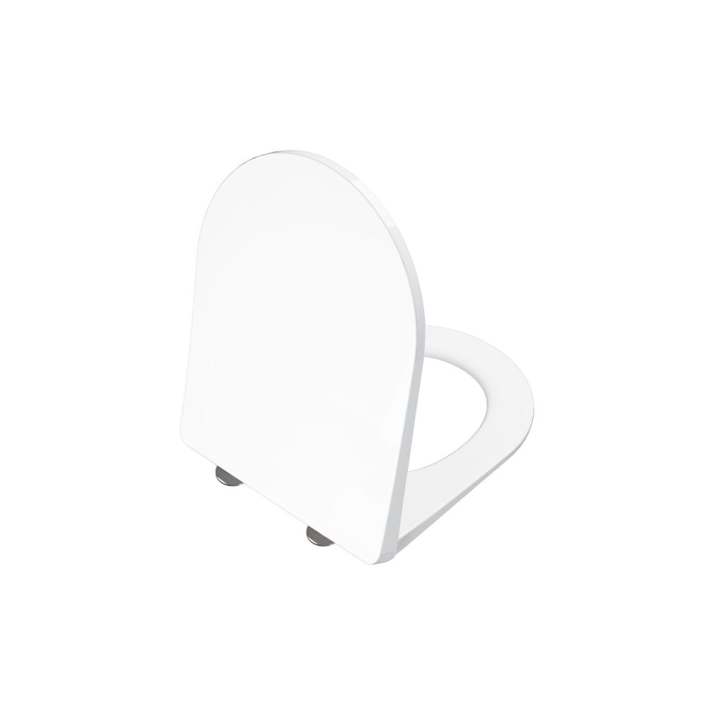VitrA Universal Round Super Slim Soft Close Toilet Seat (Quick Release) - White