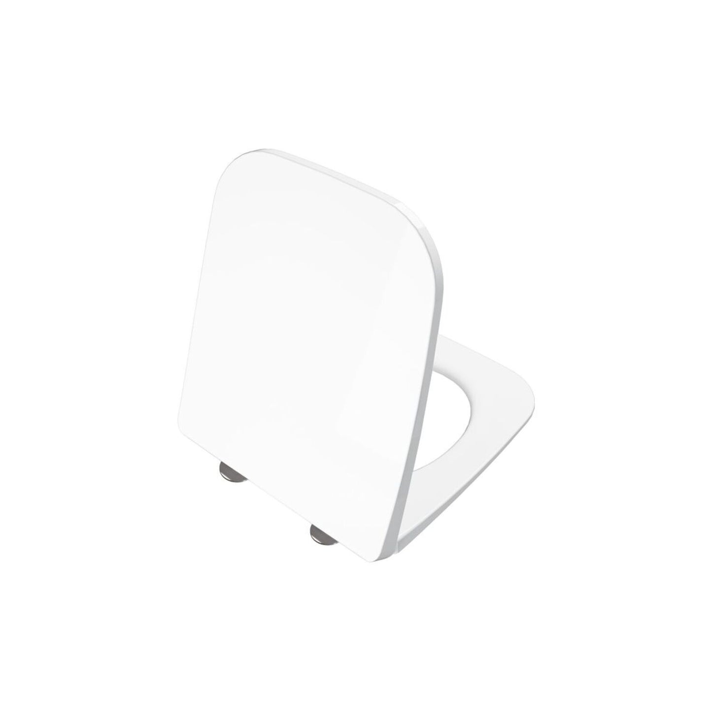 VitrA Universal Square Super Slim Soft Close Toilet Seat (Quick Release) - White