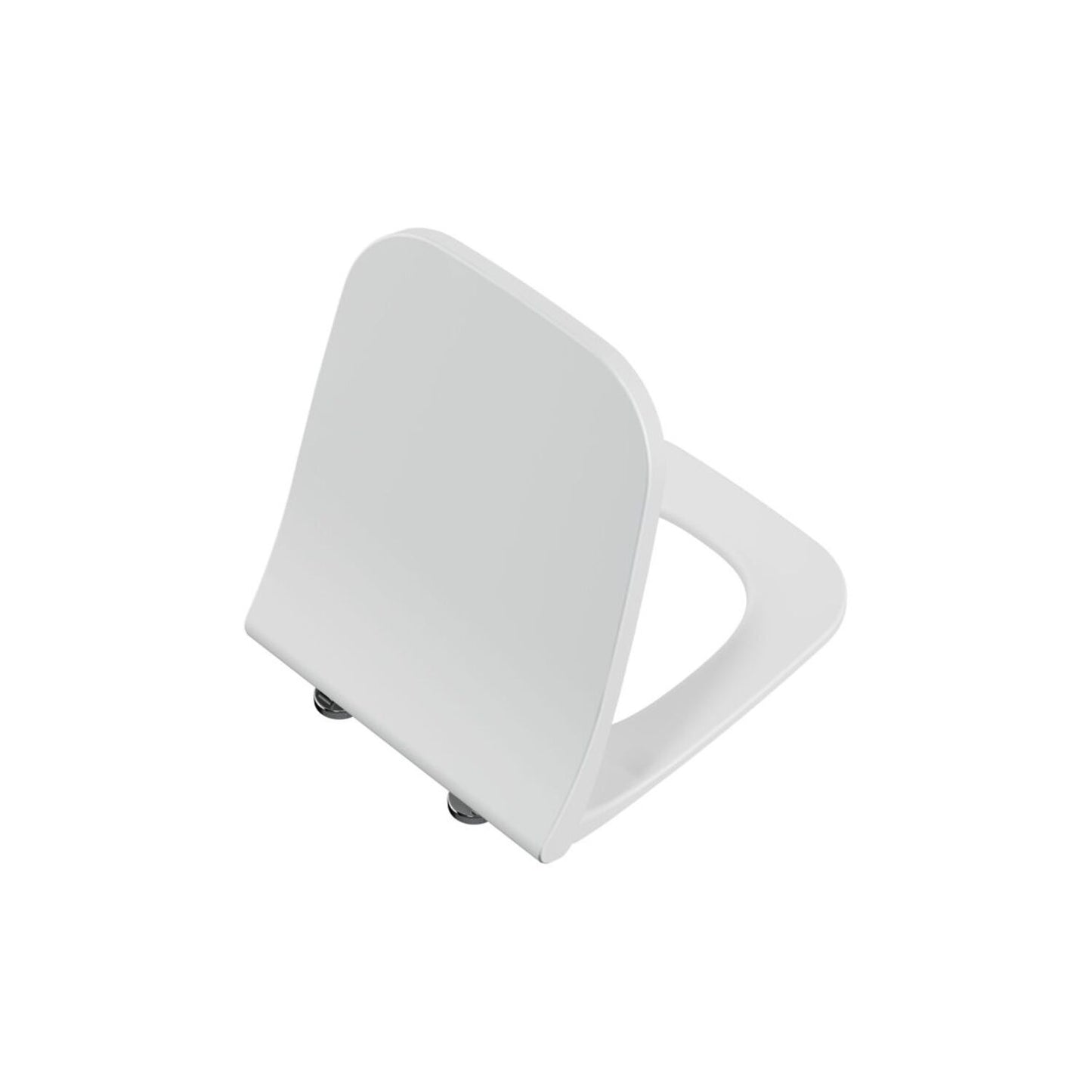VitrA Universal Square Slim Soft Close Toilet Seat - White