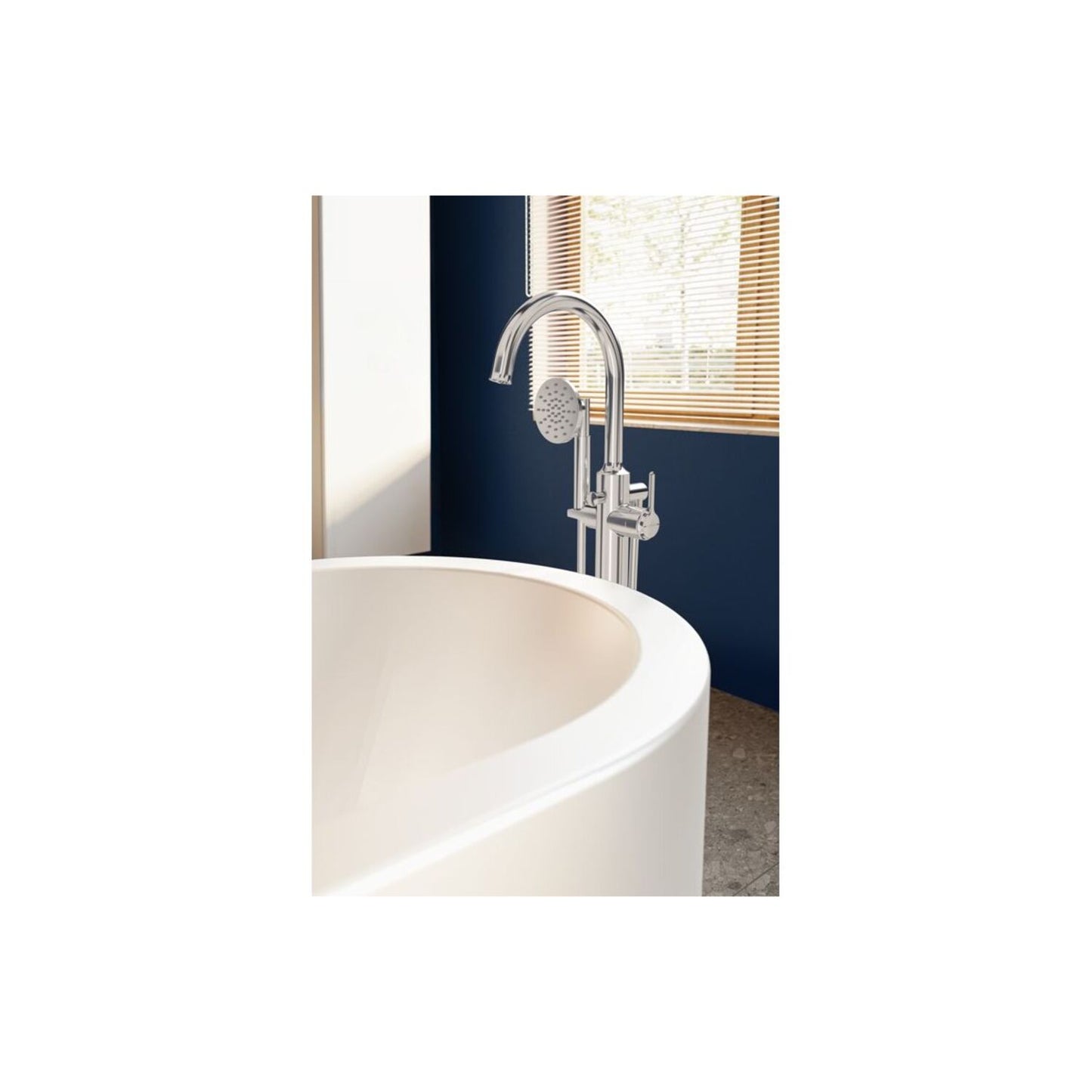 Vitra Origin Classic Floor Standing Bath/Shower Mixer