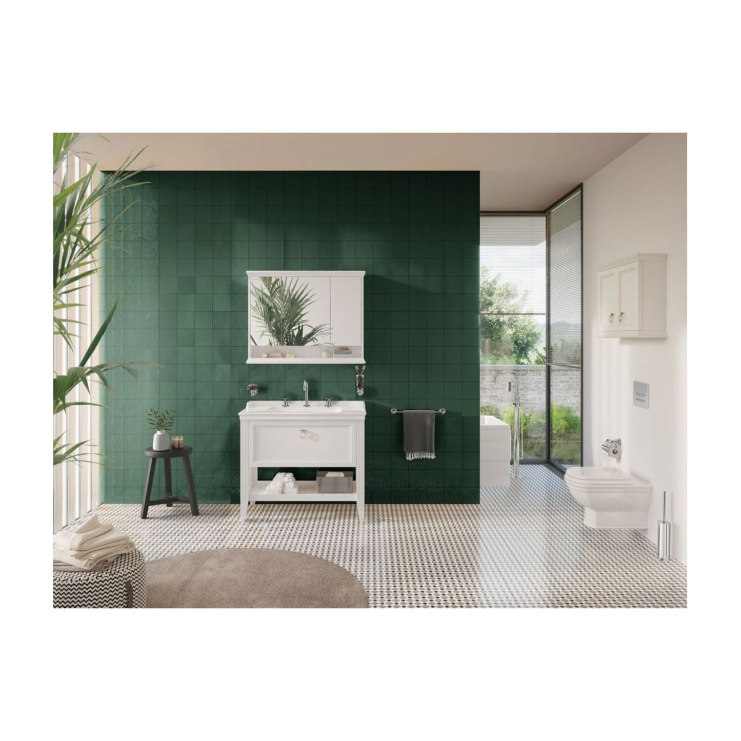 Vitra Origin Classic Floor Standing Bath/Shower Mixer