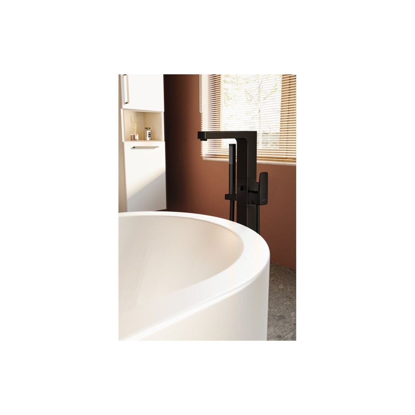 Vitra Root Square Floor Standing Bath/Shower Mixer