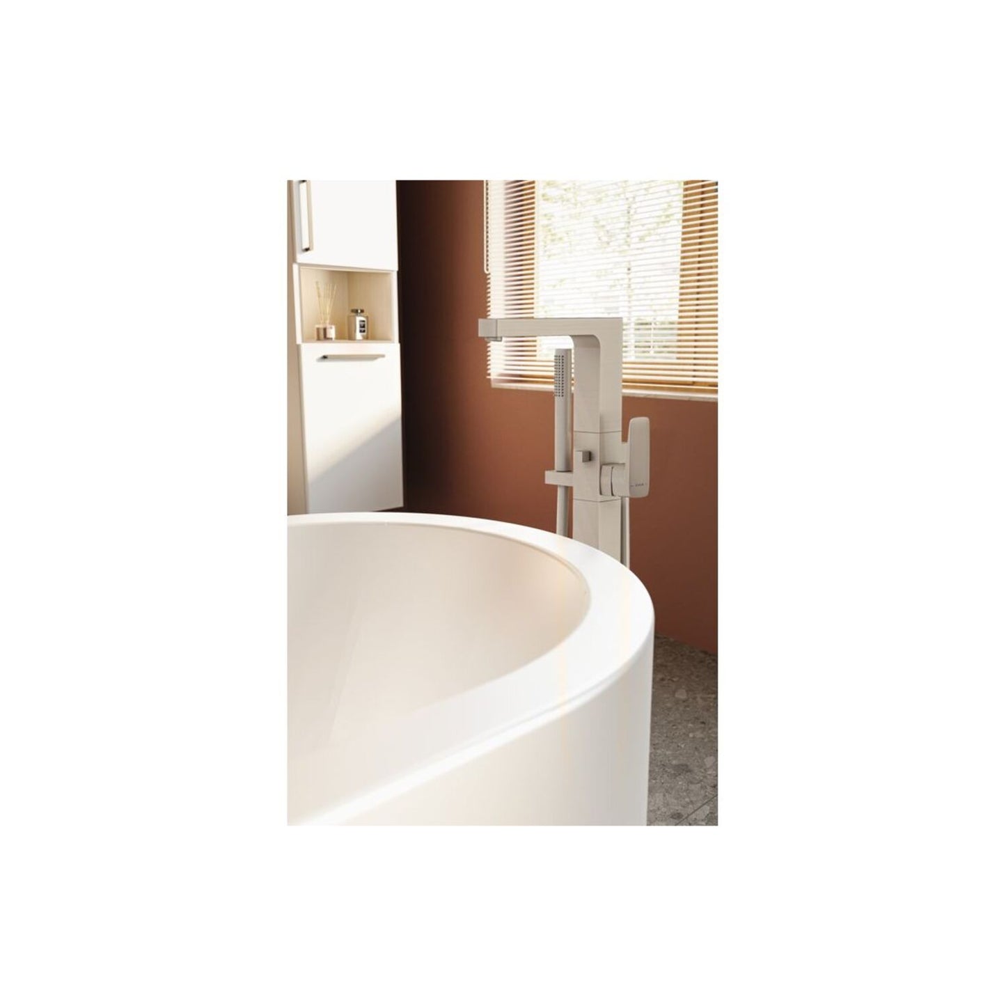 Vitra Root Square Floor Standing Bath/Shower Mixer