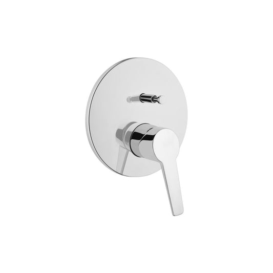 VitrA Solid S Integrated Bath/Shower Mixer - Chrome