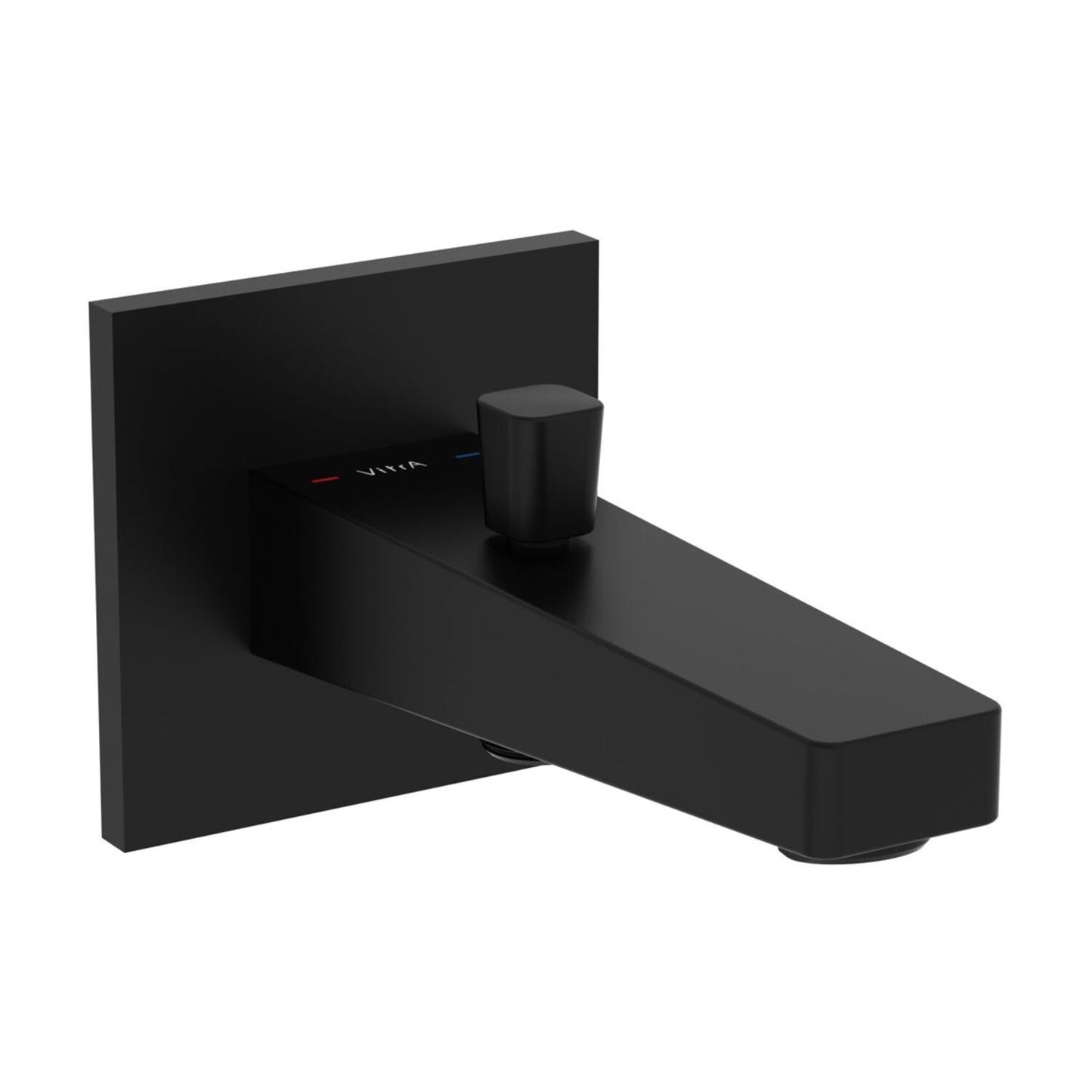 Vitra Root Square Wall Mounted Monohole Bath/Shower Mixer