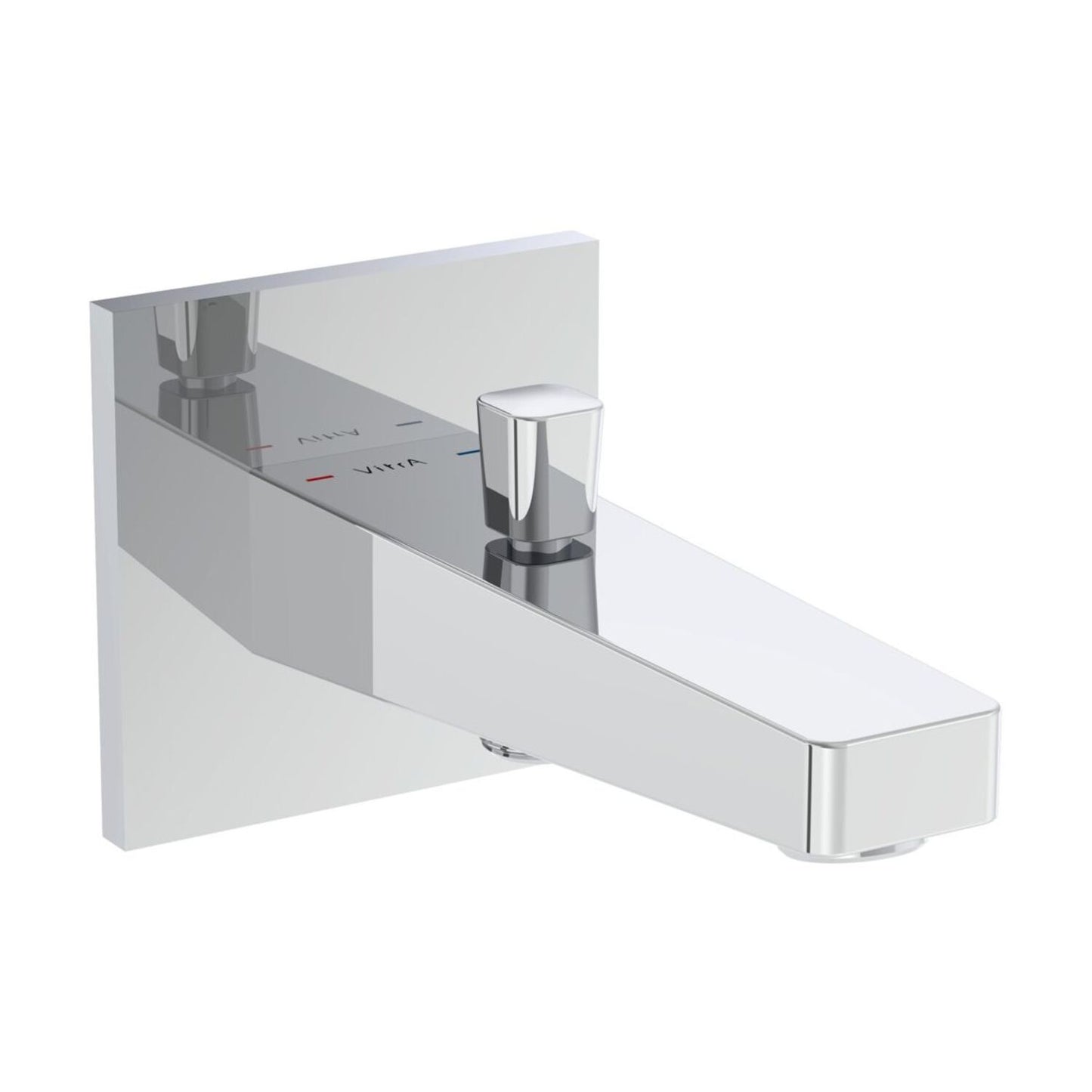 Vitra Root Square Wall Mounted Monohole Bath/Shower Mixer