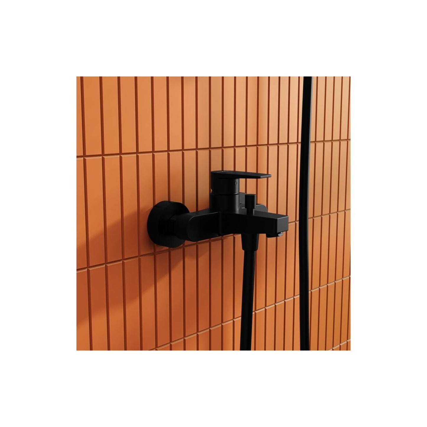 Vitra Flow Square Wall Mounted Bath/Shower Mixer