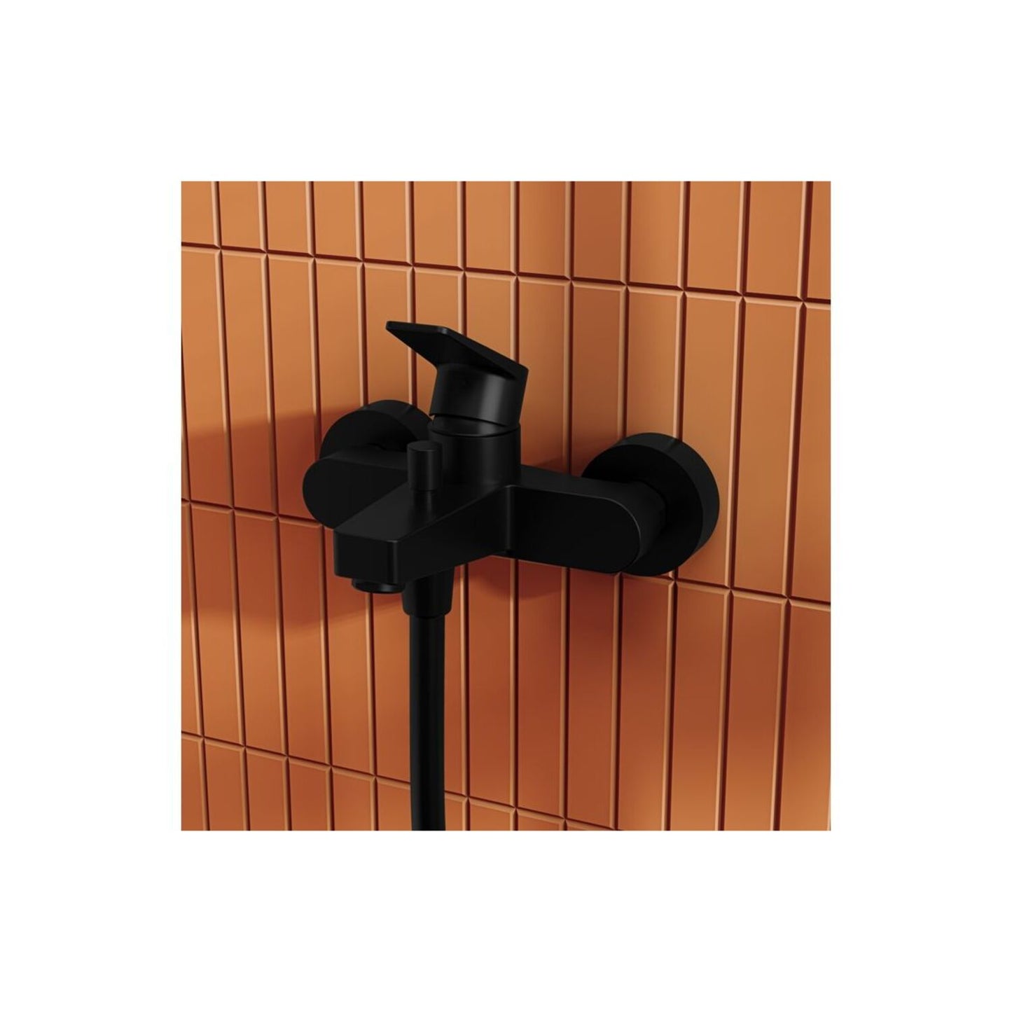 Vitra Flow Square Wall Mounted Bath/Shower Mixer