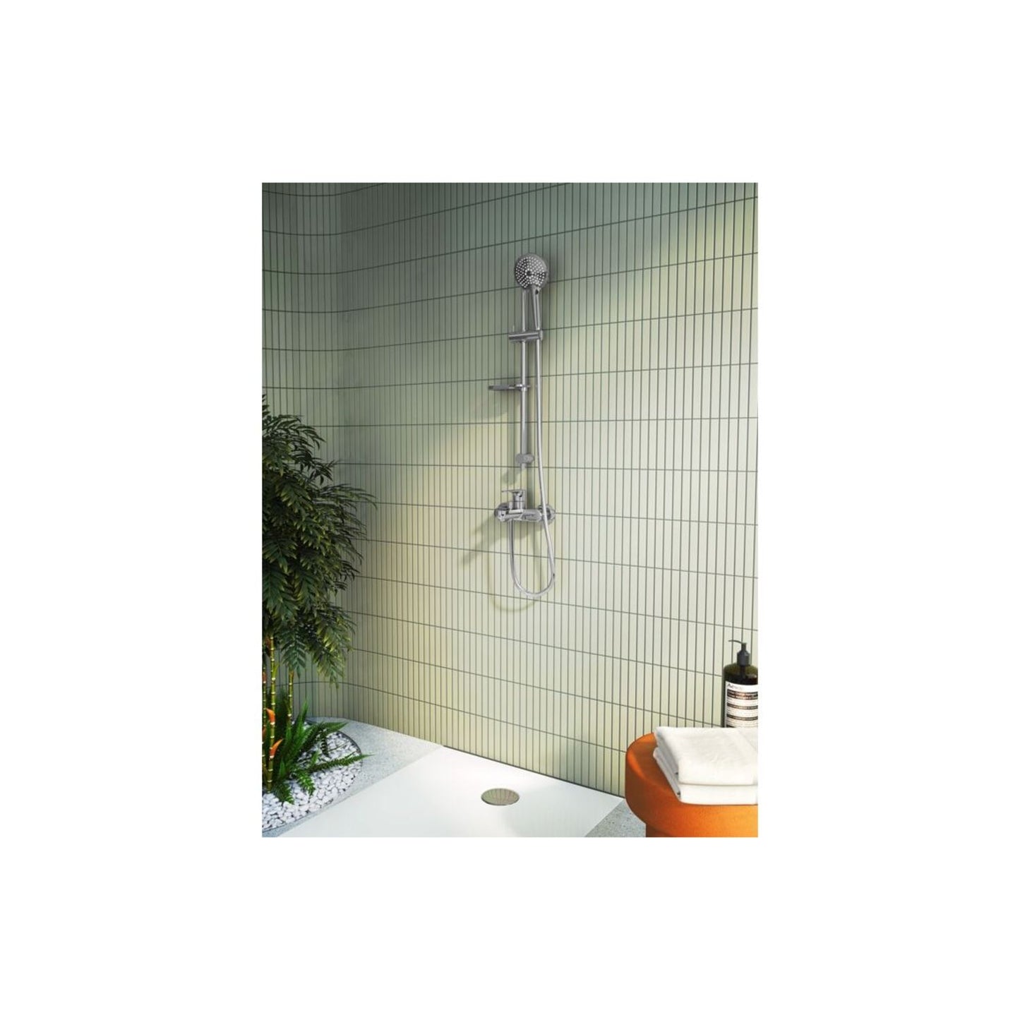 Vitra Root Round Wall Mounted Bath/Shower Mixer