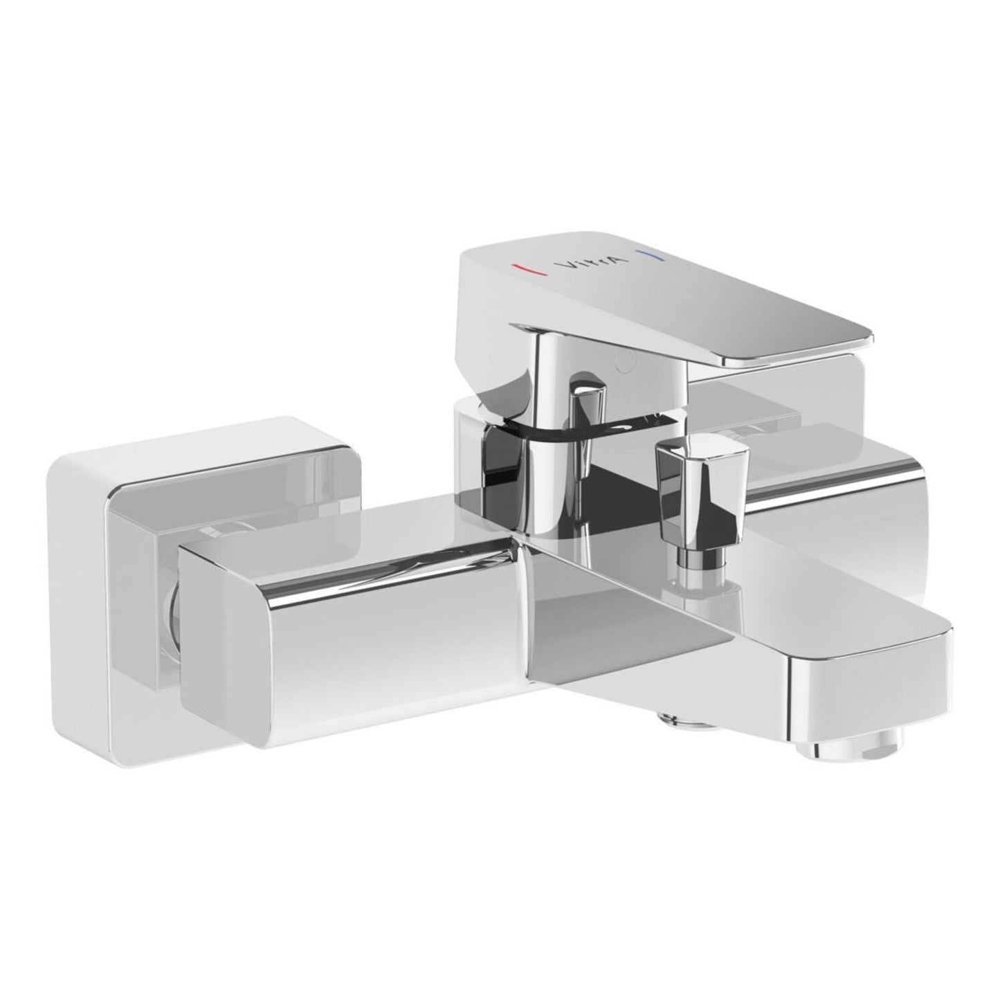 Vitra Root Square Wall Mounted Bath/Shower Mixer
