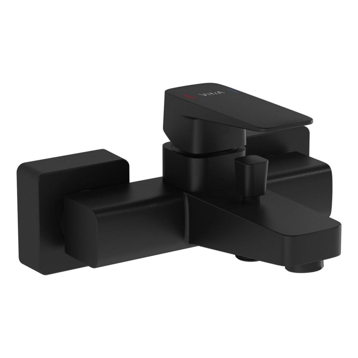 Vitra Root Square Wall Mounted Bath/Shower Mixer