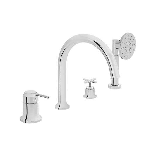 Vitra Origin Classic 4-Hole Bath/Shower Mixer