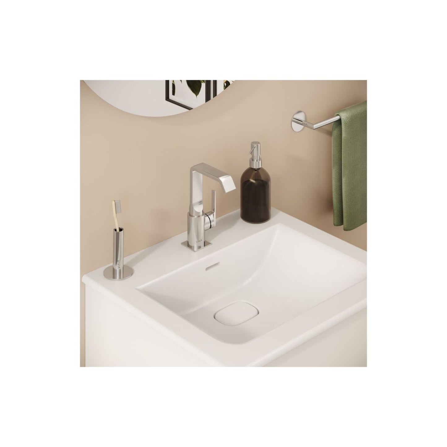 Vitra Suit Basin Mixer (Side Handle)