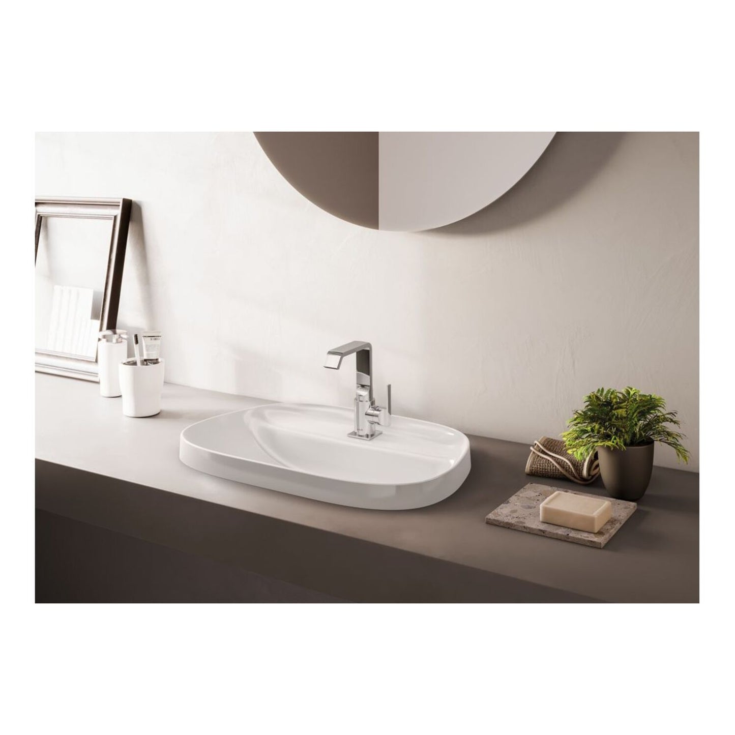 Vitra Suit Basin Mixer (Side Handle)
